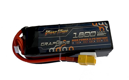 Giant Power 4S 14.8V 1800mAh 65C Li-Po Battery w/ XT60 Plug