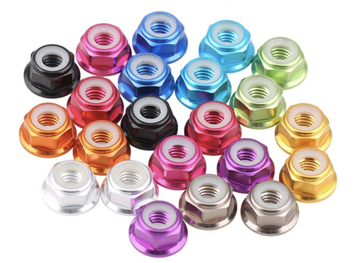 M3 Aluminium Flange Locknut (4)