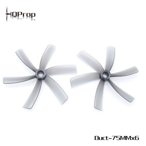HQProp Duct 75MMX6 for Cinewhoop Grey (2CW+2CCW)