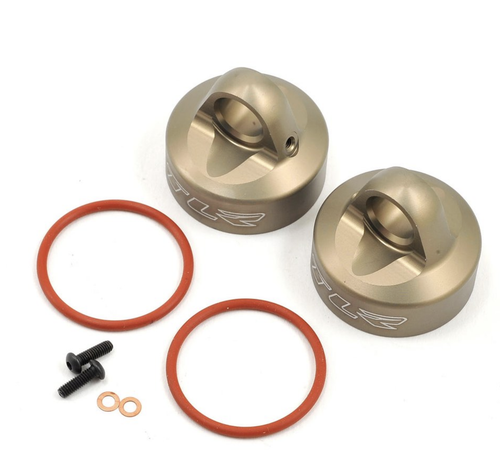 Team Losi Racing Aluminum Bleeder Shock Cap (2)