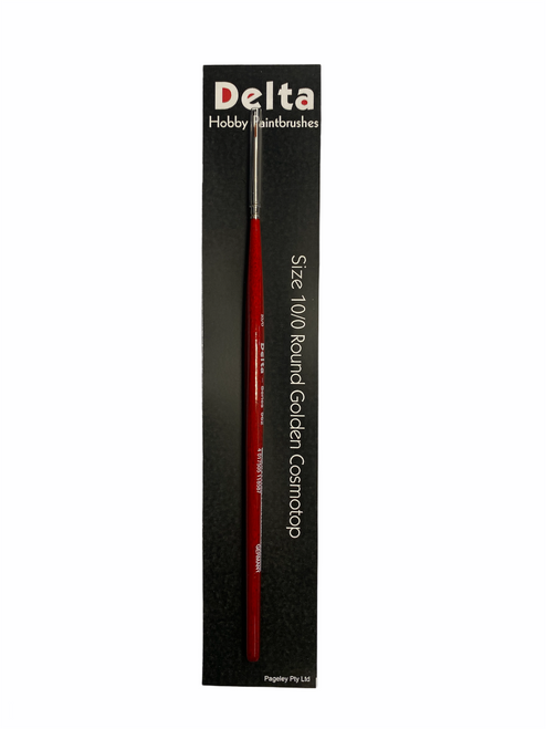 Delta Paintbrush Size 10/0 Round Golden Cosmotop