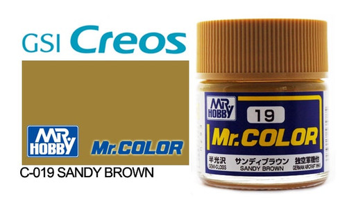 Gunze - C019 Mr Color Semi Gloss Sandy Brown