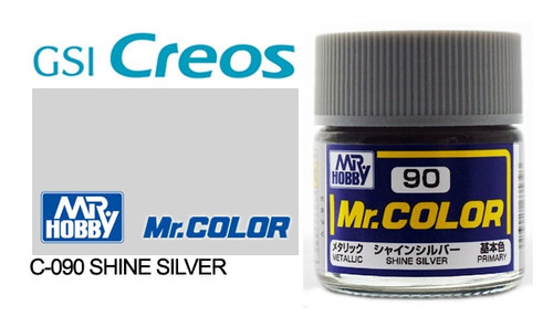 Gunze - C090 Mr Color Metallic Shine Silver