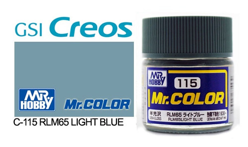 Gunze - C115 Mr Color Semi Gloss RLM65 Light Blue