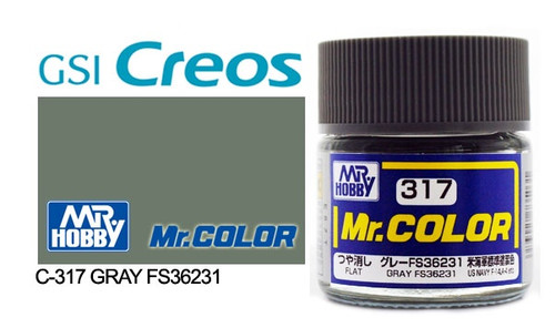 Gunze - C317 Mr Color Flat Grey FS36231