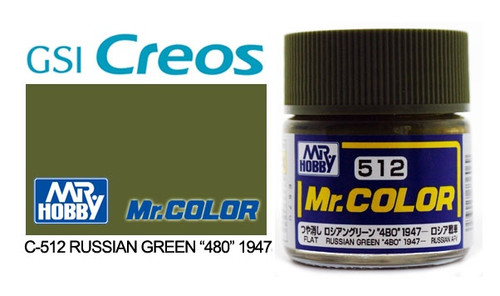 Gunze - C512 Mr Color Russian Green 4BO 1947