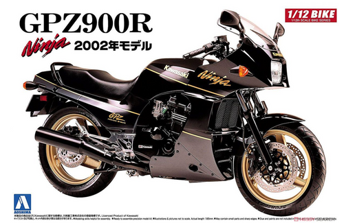Aoshima - 1/12 Kawasaki GPZ900R Ninja 2002