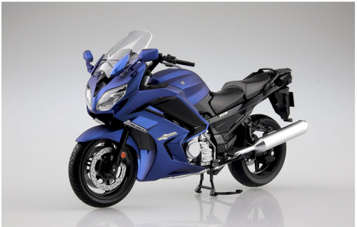 Aoshima - 1/12 Diecast Yamaha Yamaha FJR1300A Mutt Dark Purplish Blue Metallic 1
