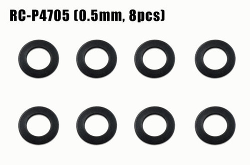 Reve D POM Φ4mm x Φ7mm spacer (0.5mm thickness / 1.0mm thickness / 2.0mm thickness) [RC-P4705 / P4710 / P4720]
