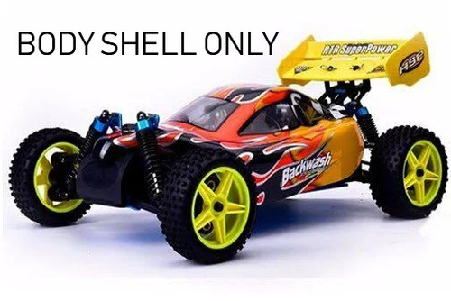 hsp 1/10 buggy body shell yellow (60001)