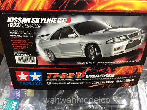 Tamiya 1/10 TT-02D Skyline GT-R R33 Drift Spec EP Car Kit w/ ESC #