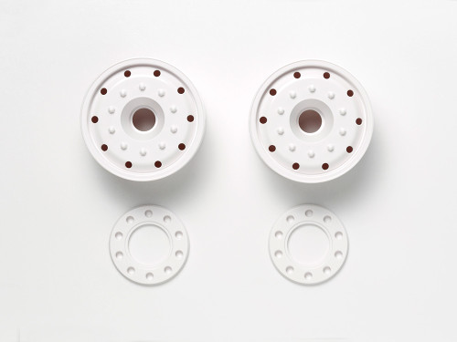 Semi Wide Wheels (30mm Width) White (2)