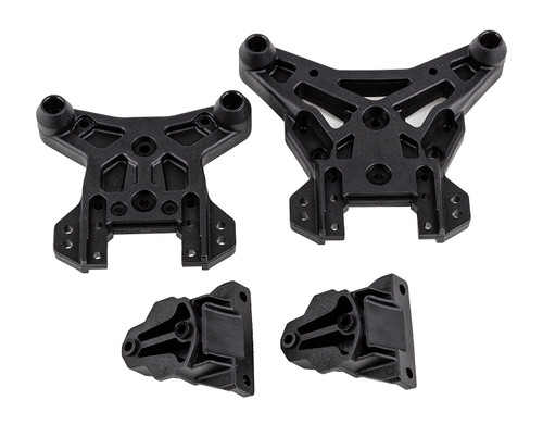 Team Associated RIVAL MT8 Shock Towers & Center Brace Mounts