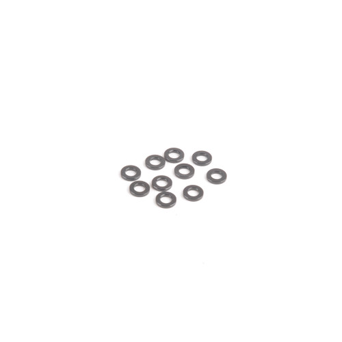 SCHUMACHER - M3 BLACK ALLOY WASHERS 1.00MM (PK10)