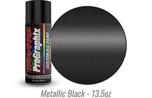 Traxxas 5075X - Body paint, ProGraphix™, metallic black (13.5oz)