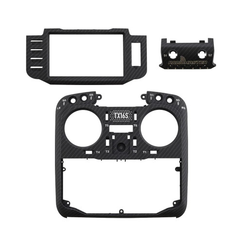 RadioMaster - TX16S MKII Face Plate Set (Carbon)