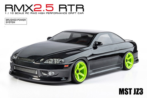 RMX 2.5 RTR JZ3 drift car (black) (brushed)