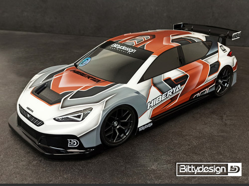 Bittydesign HIBERYA 1/10 190mm FWD Clear Body Shell