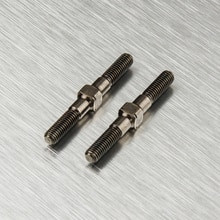 MST Aluminium reinforced turnbuckle 3x28 (black) (2/pack)