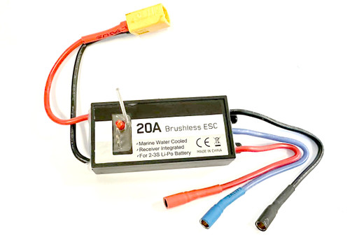 Volantex 20A Water proof ESC with water cooler for RC Boat