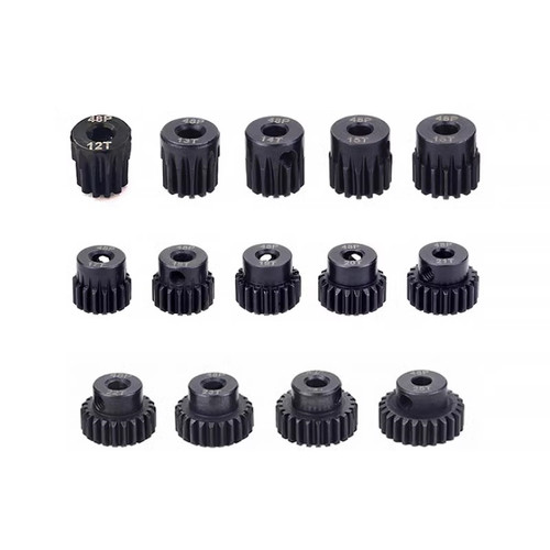 SH Steel Pinion Gear 48P 27T 3.17mm Shaft