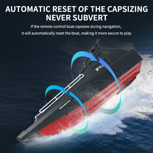 TY727 High Speed RC Jetboat 30km/h 2.4GHz - Black