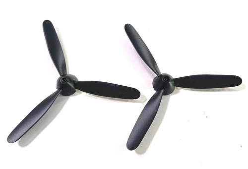 Volantex RC 3 blades Propeller 2 pieces for 761-11 BF109, 761-12 Spitfire 761-13 P40 400mm 761-15 Zero 400mm RC Plane (2pcs)