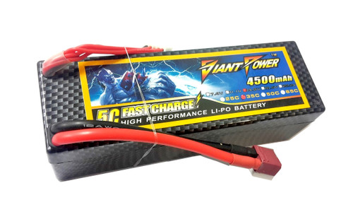Giant Power 4S 14.8V 4500mAh 35C Hardcase Li-Po Battery w/ T-Plug