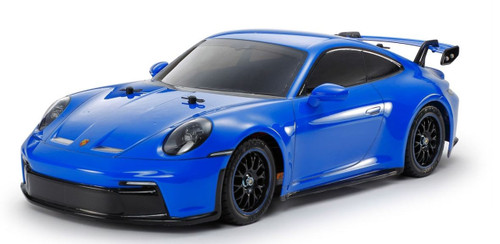 Tamiya 47496 -RC PORSCHE 911 GT3 (992) Tt02 with Blue Painted Body [ESC Include]