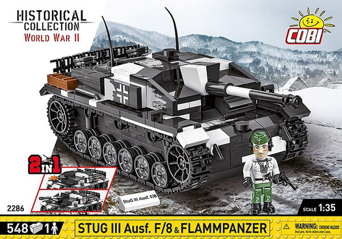 COBI-2286 | StuG III Ausf.F/8 & Flammpanzer 548pcs