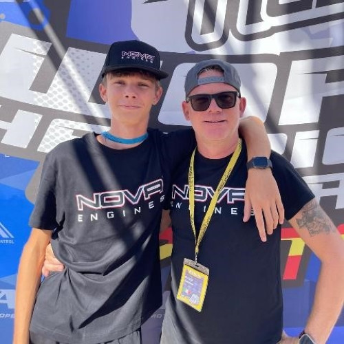 Nova Engines - Black T-Shirt - Size L