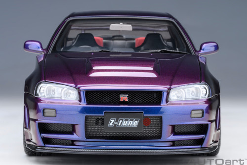 Autoart 77464 Nissan Skyline GT-R (R34) Z-tune (Midnight Purple)
