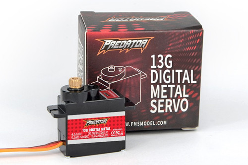 FMS Predator 13g positive digital metal gear servo with 300mm wire