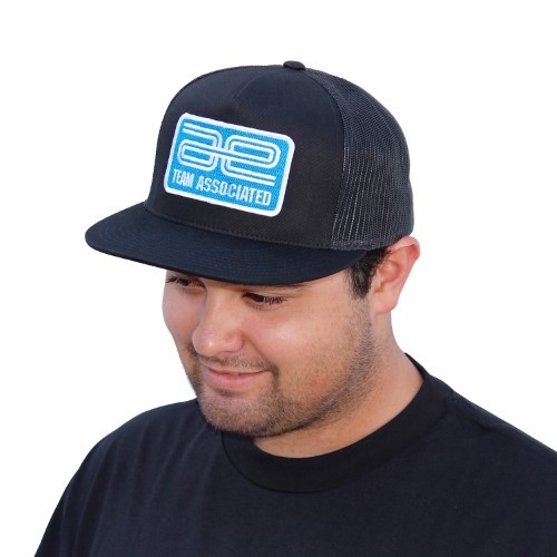 Team Associated AE Patch Trucker Hat - Flat Bill (Black) Team Associated AE Patch Trucker Hat - Flat Bill (Black)