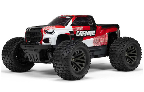 ARRMA 1/10 GRANITE 223S DSC 4X4 RTR Brushless Monster Truck, Red