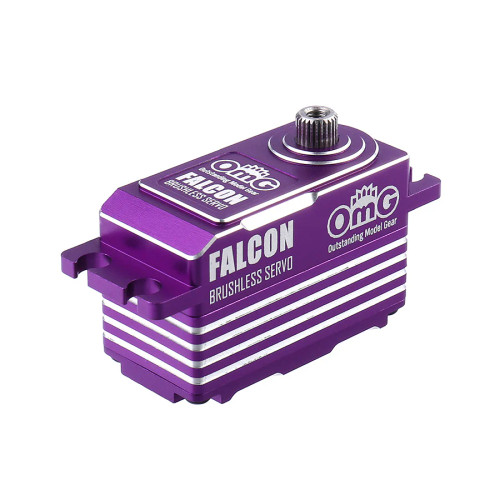 OMG FALCON 14KG 0.045s Low Profile Ultra Speed Brushless Metal Gear Servo purple