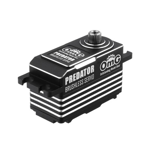 OMG Predator Full Metal Brushless Digital Low Profile Servo 16Kg Black