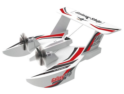 KF603 Sea Land Air 2.4GHz 3CH Built-in 6-Axis Gyro EPP RC Airplane Glider RTF - RED