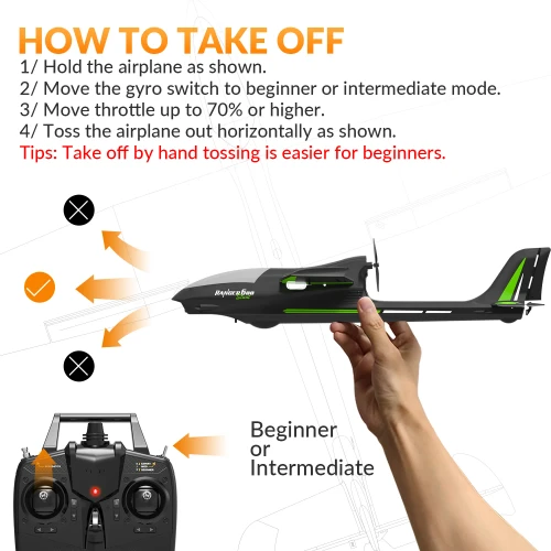 Volantexrc Ranger 600 Rtf VOLANTEXRC Ranger 600S (RTF) 4CH 600mm glide (23.6'') 761-2S