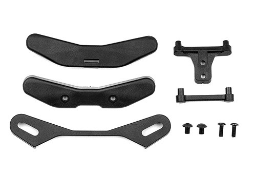 Team Associated RC10B7 Shock Towers Covers & Upper Wing Mount