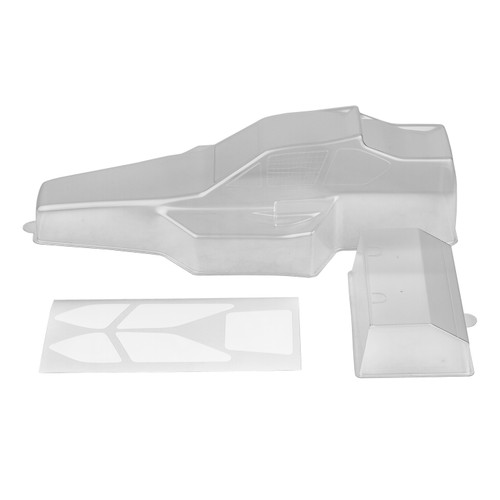 Team Associated RC10 Brian Kinwald Mirage SS Buggy Body & Wing (Clear)