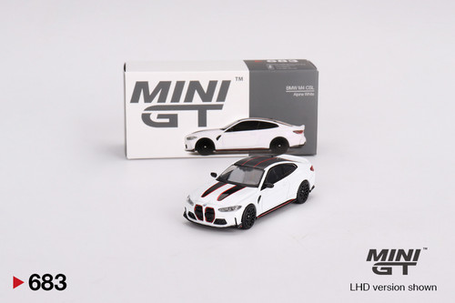 Mini GT BMW M4 CSL Alpine White
