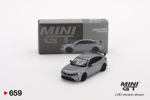Mini GT Honda Civic Type R Sonic Gray Pearl 2023