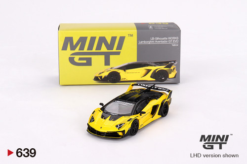 Mini GT Lamborghini LB-Silhouette WORKS Aventador GT EVO Yellow