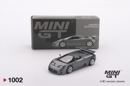 Mini GT Bugatti EB110 Super Sport Grigio Scuro