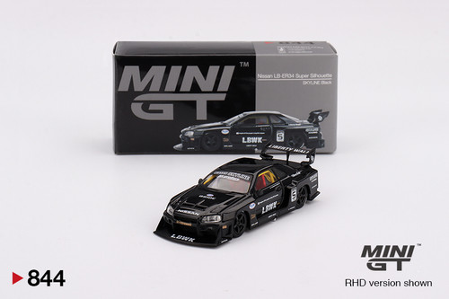 Mini GT Nissan LB-ER34 Super Silhouette SKYLINE Black