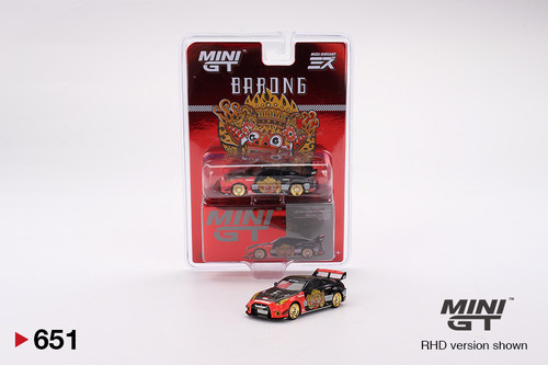 Mini GT LB-Silhouette WORKS GT NISSAN 35GT-RR Ver.1 “BARONG” MINI GT x MIZU Diecast