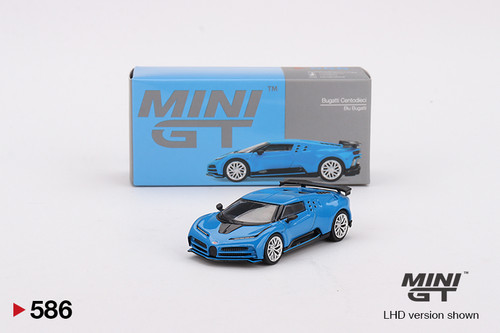 Mini GT Bugatti Centodieci Blu Bugatti