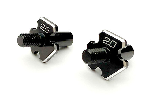 Reve D RDX Alu. Front Axle (2.0mm、2pcs.) [D1-010FA2]