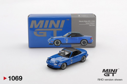 Mini GT Mazda Miata MX-5 (NA) Tuned Version Dark Blue